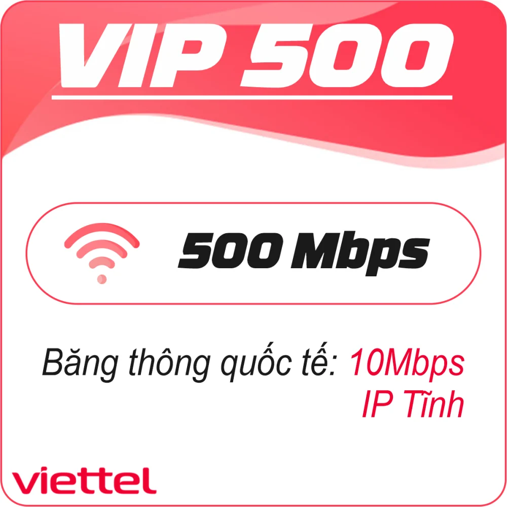 Gói VIP 500 Viettel